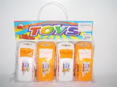 PULL BACK RACING CAR WHITE ORANGER - HP1005548
