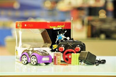 4 FUNCTION R/C MINI STUNT CAR W/LIGHT (2COLOR) - HP1005555