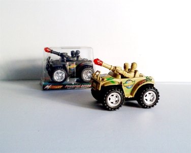 PULL LINE MILITARY TANK  W/CANDY HOLDER GREEN/YELLOW - HP1005563