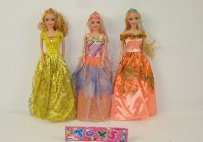 3 ASST. BENDABLE DOLL - HP1006162