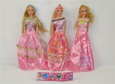 3 ASST. BENDABLE DOLL - HP1006163