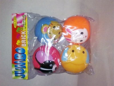 VINYL BALL SET 4ASST.ANIMAL - HP1006513