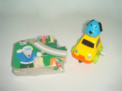 WIND UP PUZZLE RAIL CAR 4ASST. - HP1007255