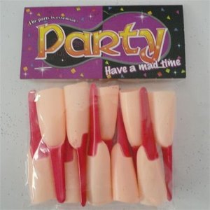 RUBBER  GHOST FINGER  RED - HP1007275