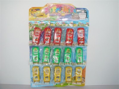 15PCS PULL BACK RACER CAR 3 ASST.  - HP1007389