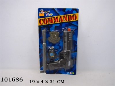 POLICE, SOLDIER SET W/LIGHT IC BATTERY - HP1007409