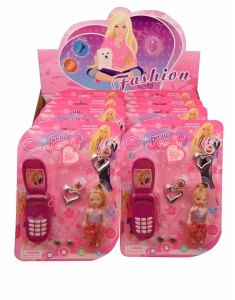 BEAUTY SET W/MOBILPHONE INCLUDED BUTTON CELL (8PCS/DISPLAY BOX) - HP1007732