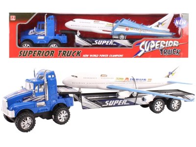 FRICTION TOW CAR W/FREE WHEEL PLANE 3 COLOR - HP1007806