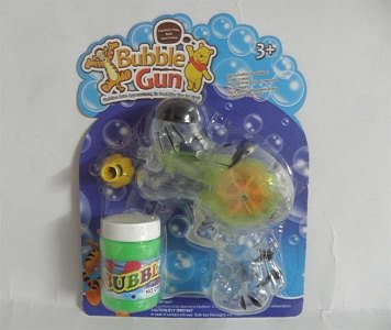 TIGER BUBBLE GUN SET W/LIGHT (TRANSPRENT) - HP1007850