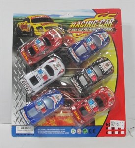 PULL BACK POLIC CAR 4ASST.6PCS - HP1007853
