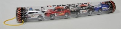 PULL BACK POLIC CAR 4ASST.4PCS - HP1007857