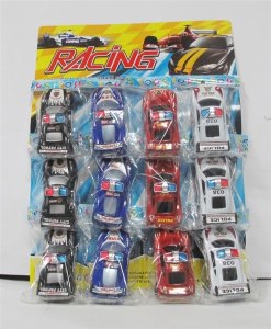PULL BACK POLIC CAR 4ASST.12PCS - HP1007860