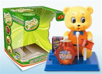 B/O BEAR W/DRUM & LIGHT & MUSIC - HP1008706