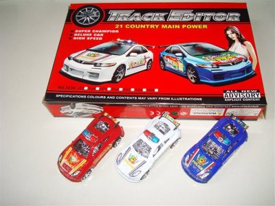 6/S PULL BACK POLIC CAR 3COLOR - HP1009148