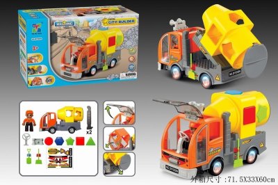 B/O CONSTRUCTION CAR W/BLOCK - HP1009706