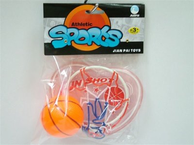HEART SHAPE BASKETBALL BOARD W/BALL (TRANSPARENT) - HP1009978