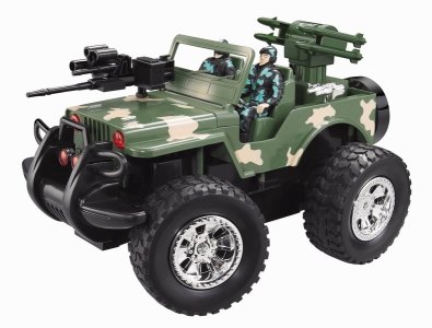 4 FUNCTION R/C CAR W/LIGHT & MUSIC GREEN - HP1010697