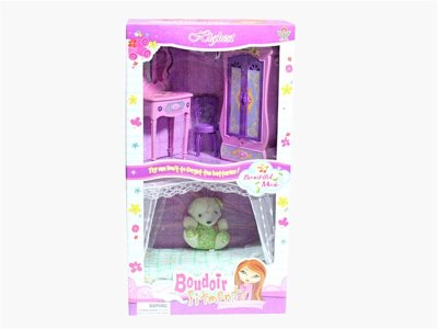 FURNITURE PLAY SET W/DOLL & LIGHT & MUSIC - HP1010873