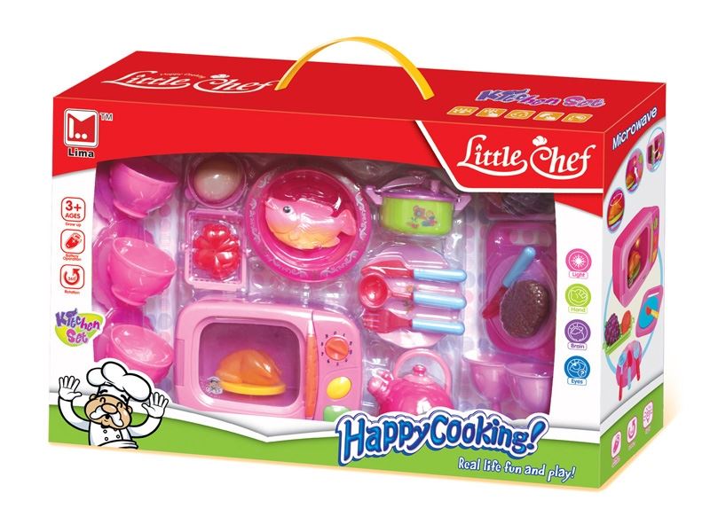B/O KITCHEN PLAY SET W/LIGHT  - HP1010977
