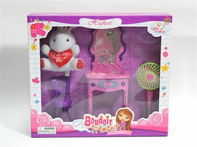 FURNITURE PLAY SET W/DOLL & MUSIC - HP1011049