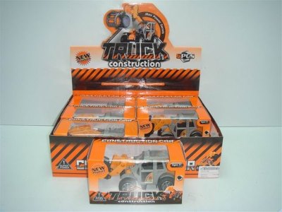 FRICTION CONSTRUCTION CAR 6PCS/DISPLAY BOX - HP1011106