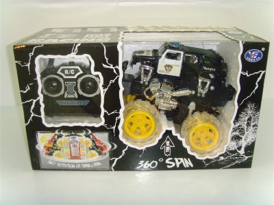 4FUNCTION R/C STUNT POLIC CAR W/MUSIC & LIGHT 2COLOR - HP1011294