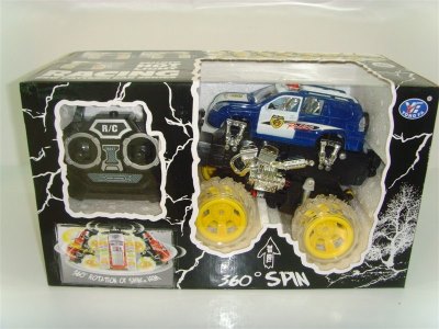 4FUNCTION R/C STUNT POLIC CAR W/MUSIC & LIGHT 2COLOR - HP1011295