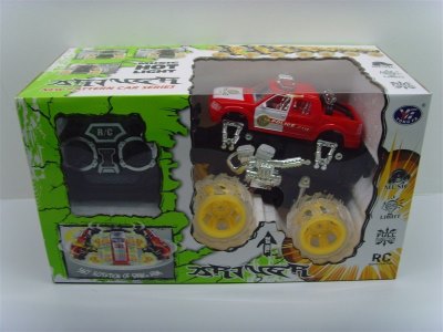 4FUNCTION R/C STUNT POLIC CAR W/3 SONGS & LIGHT 2COLOR - HP1011316