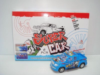 FRICTION CAR W/MUSIC & LIGHT (6/S DISPLAY BOX) - HP1011387