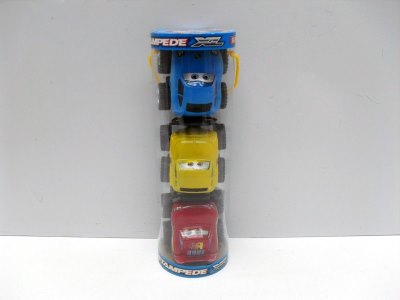 PULL BACK CARTOON CAR 3 ASST. - HP1011668