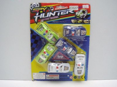 FREE WAY POLICE CAR 6/S RED/BLUE/WHITE - HP1011823