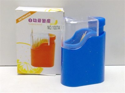 AUTOMATIC TOOTHPICK STAND RED/BLUE/MAZARINE/ORANGE - HP1012131
