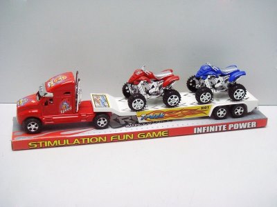 FRICTION TRUCK W/2FREE WAY MOTOR RED/BLACK - HP1012225