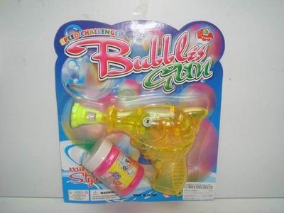 FRICTION BUBBLE GUN W/LIGHT RED/YELLOW - HP1012609