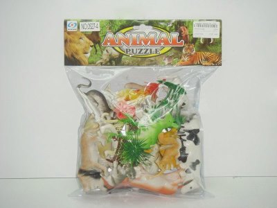 ANIMAL PIAY SET W/MAP（18PCS) - HP1013143