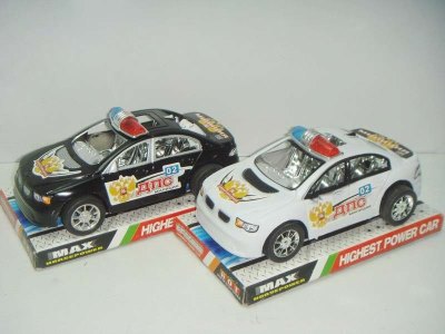 FRICTION POLICE CAR BLACK/WHITE - HP1013592