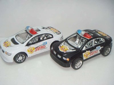 FRICTION POLICE CAR BLACK/WHITE - HP1013593