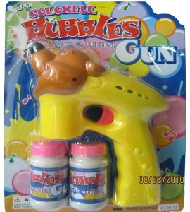 B/O BEAR BUBBLE GUN W/FLASHY & MUSIC(TRUE COLOR) - HP1013757