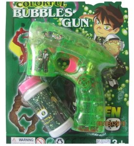 B/O BEN10 BUBBLE GUN W/FLASHY & MUSIC - HP1013760