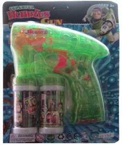 B/O BUBBLE GUN W/FLASHY(TRANSPARENT) - HP1013762