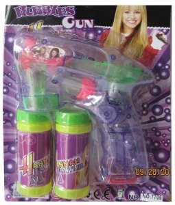 B/O BUBBLE GUN W/FLASHY(TRANSPARENT) - HP1013763
