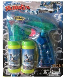 B/O BUBBLE GUN W/FLASHY(TRANSPARENT) - HP1013764