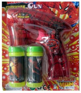 B/O BUBBLE GUN W/FLASHY(TRANSPARENT) - HP1013766