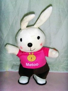 28CM PLUSH RABBIT W/MUSIC & WALK - HP1013968