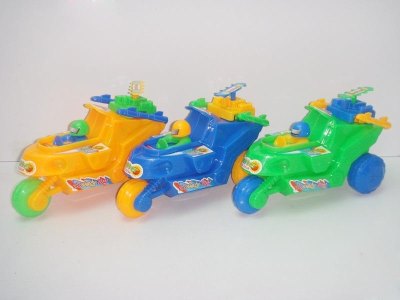 PULL LINE CAR YELLOW/BLUE/GREEN - HP1014051