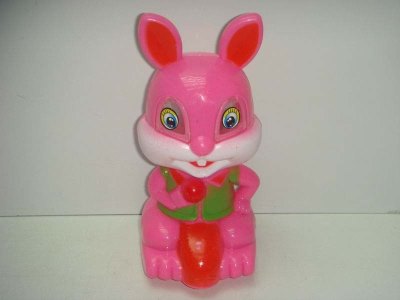 PULL LINE WHITE RABBIT W/LIGHT  - HP1014417
