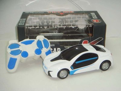 4 FUNCTUON R/C DRIFTING CAR  W/LIGHT  RAD/WHITE - HP1014452