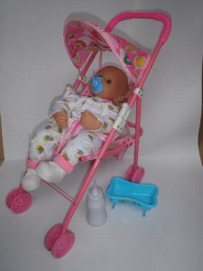 DOLL W/IC & STROLLER & ACCESSORIES - HP1014977