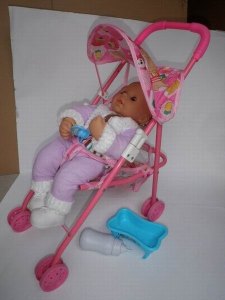 DOLL W/IC & STROLLER & ACCESSORIES - HP1014983