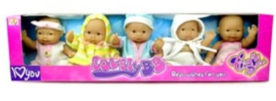 VINYL DOLL 5ASST.5PCS - HP1015020